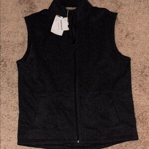 Smartwool Charcoal Zip-Up Vest